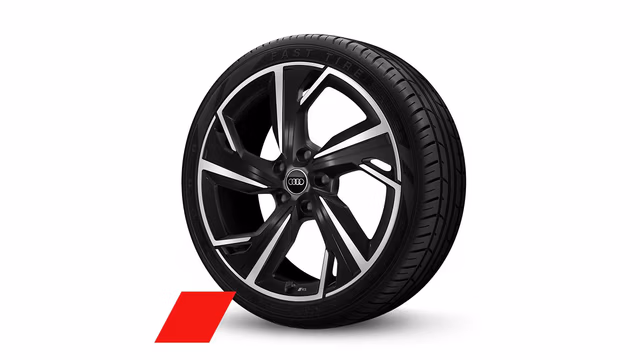 Bilde som viser 21&quot; i 5-arms dynamikkdesign, sort metallic, glanspolerte