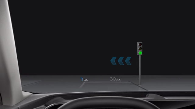 Bilde som viser AR-head-up-display