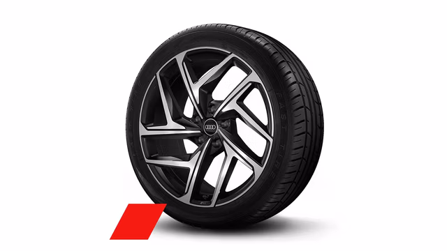 Bilde som viser 21&quot; Felger i 5 Y-eikers dynamikkdesign i sort metallic, glanspolerte