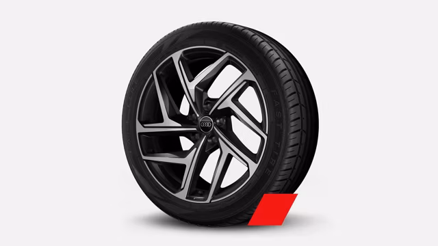 Bilde som viser 21" i 5 Y-eikers dynamikkdesign i sort metallic, glanspolerte